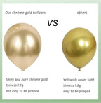 Sage Green White Sand Balloon Arch Kit, Green Beige Gold Metallic Balloons Garland Kit with Gold Confetti Balloons for Birthday Wedding