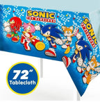 Sonic The Hedgehog Birthday Party Kit - Complete Supplies for 10, Video Game Themed Decorations, Licensed Banner, Plates, Cups, Balloons