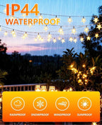 Twinkle Star 100 LED Star String Lights,33FT Plug in Fairy String Lights Waterproof, Extendable for Indoor, Outdoor, Birthday,Christmas Part