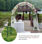 Metal Garden Arch, Wedding & Event Decoration, Garden Trellis for Climbing Plants, Assemble Freely 2 Sizes for Climbing Plant Bridal Party
