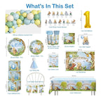 Winnie 1st Birthday Decorations Pooh Bear Balloon Arch Kit Banner Cake Decorations First Birthday Backdrop Pooh Plates And Napkins Set
