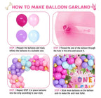 One a Saurus Birthday Decorations Pink Dinosaur Party Pack for 1st Birthday Girl, Includes Backdrop, Balloon Banner, Cake Topper, Box, Crown