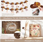 My First Rodeo Decorations Boy, First Rodeo Birthday Decorations, Western Cowboy 1st Birthday Party Decorations, This is My First Rodeo