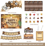 Cowboy Birthday Party Decorations, Western Cowboy Birthday Decorations, Wild West Rodeo Party Supplies for Boys, Backdrop Balloon Garland