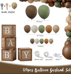 Woodland Animals Baby Shower Decoration Party Supplies, Forest Animal Neutral Gender Reveal Party Decorations,Backdrop Balloon Box Mom to Be