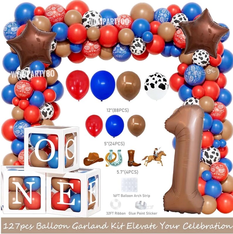 My First Rodeo Decorations Boy, First Rodeo Birthday Decorations, Western Cowboy 1st Birthday Party Decorations, This is My First Rodeo