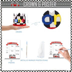 Fast One Race Car Birthday Decorations, 1st Birthday Party Kit with Balloon Garland Arch, Cake Topper, Backdrop, ONE Boxes