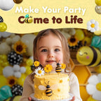 135Pcs Bumble Bee Balloon Garland Kit: Yellow Black and white Bee balloon arch for Sweet Honey Bee Baby Showers, 'What Will It Bee' themed