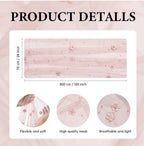 Pink Flower Pearl Pink Gauze Table Runner 10FT, Seasonal Sheer Dining Holiday Wedding Birthday Baby Shower Table Decor for Home Party
