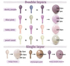 Dusty Purple Pink Balloon Arch Kit, Double Stuffed Lavender White Sand Pearl Balloon Garland with Pastel Pink Lilac Blush Gold Latex
