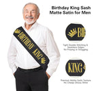 90th Birthday Decorations for Men, Black Gold Back in 1936 Party Supplies Kit with Banner, Backdrop, Sash, Balloons, Cake Topper & Honeycomb