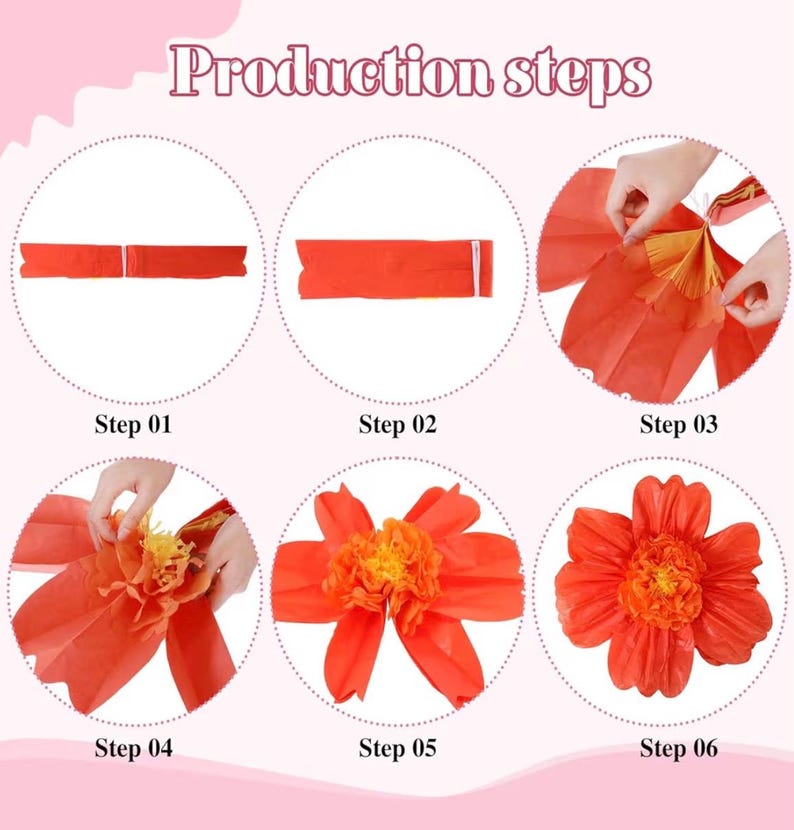 Large Colorful Tissue Paper Flowers Giant Fiesta Paper Pom Poms Mexican Birthday Decorations for Wall Wedding Backdrop Centerpiece Party