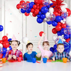 Red White and Blue Balloon Garland Arch Kit, 140Pcs Blue Red White 4th of July Balloons for Patriotic Decorations 4th of July Memorial Day