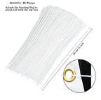 American Flag Bunting Patriotic Pleated Fan Flag USA Flags with Brass Grommets and Zip Ties for 4th of July Memorial Day Decoration Outdoor