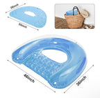4 Pack Pool Floats Adult, PuppyuWill Pool Float Chairs, 52" X 38" X-Large Size, Dopamine Colors, Drifter, Chair, Hammock 3-in-1 Inflatable