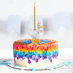 Silly Goose Cake Candle Holders with Birthday Candle One Birthday Party Supplies Mini Cute Cake Topper Stand Candlestick for Kids Party
