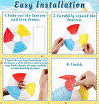 15PCS Pool Party Decorations Beach Ball Paper Lanterns - Summer Luau Hawaiian Themed Hanging Decor for Home Birthday Outdoor Indoor
